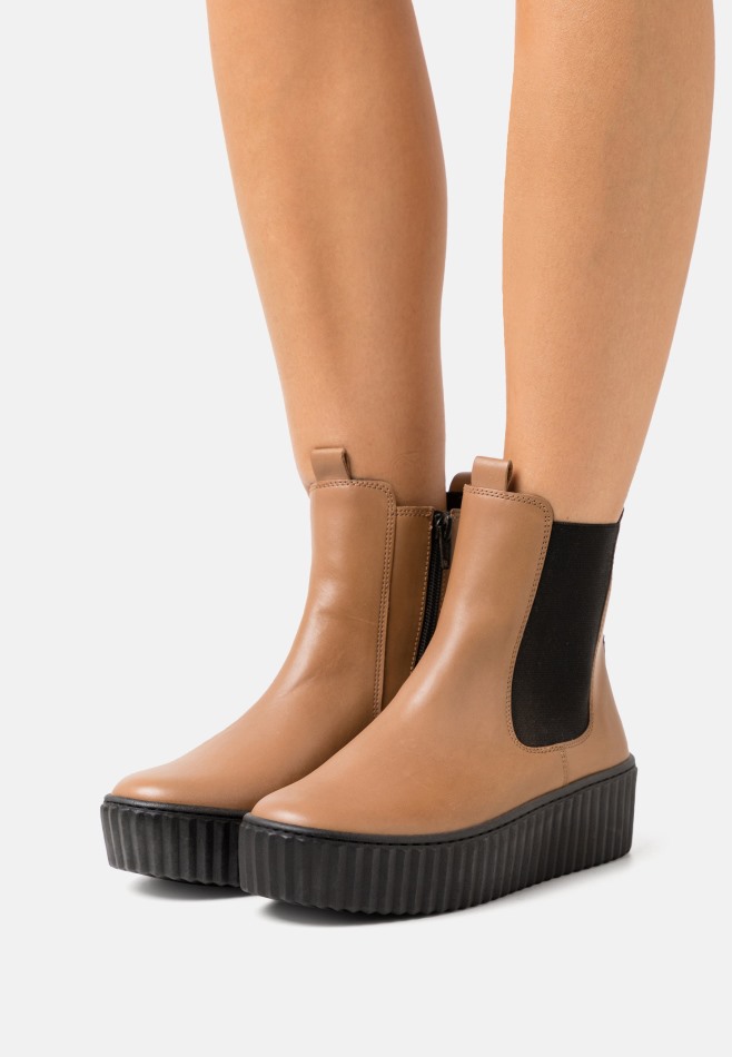 Gabour | Bottines Roses Foncées Exclusives